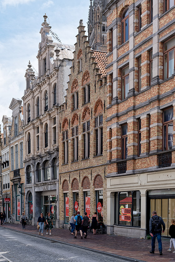 The Flemish rooflines are lovely