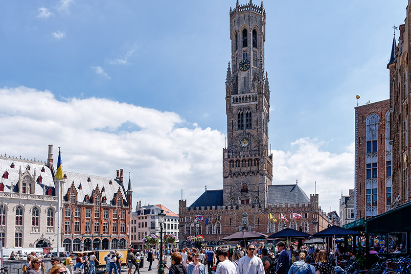 The original Belfry of Bruges dates from 1240