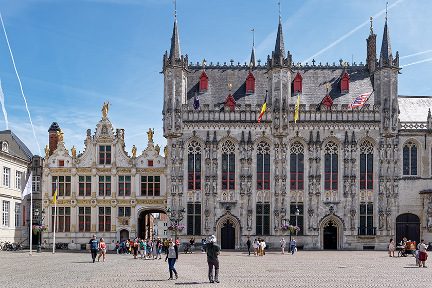 Old Civil Registry and Bruges City Hall