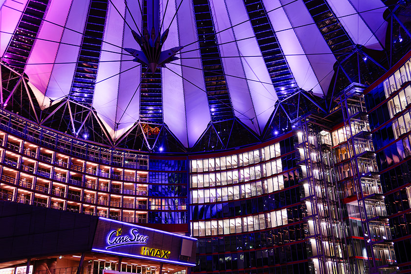 The Sony Center at Potsdamer Platz