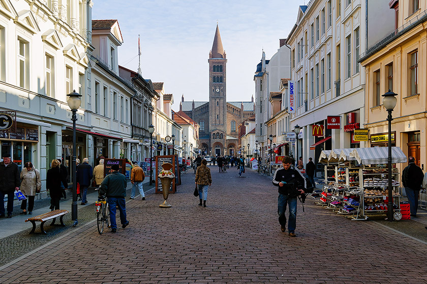 Brandenburger Street: looking east