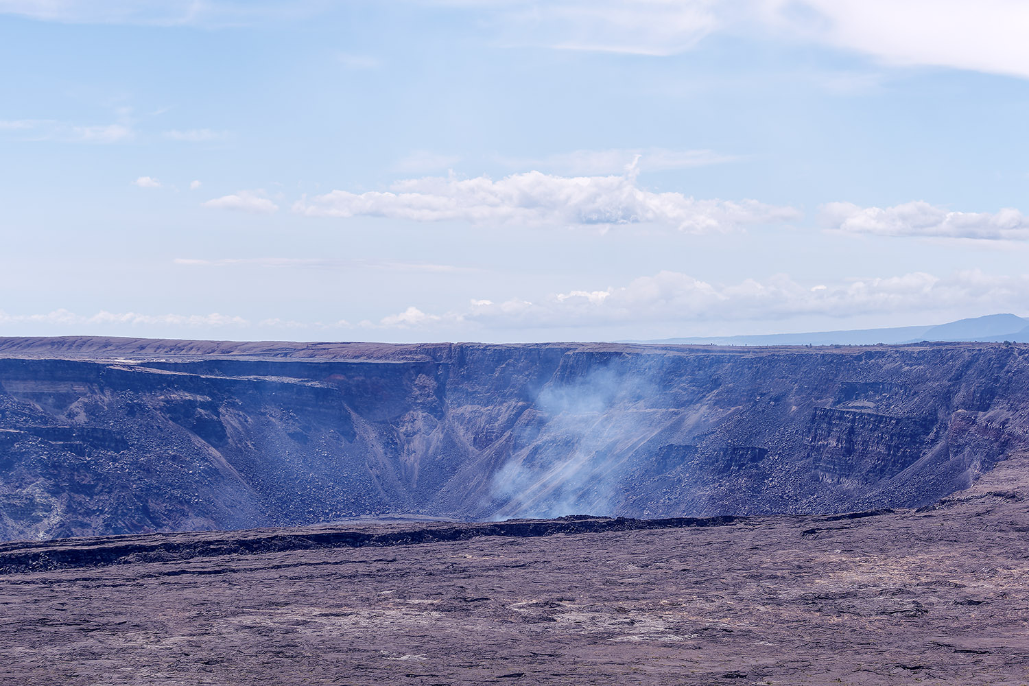 Steaming Bluff near the steam vents parking area