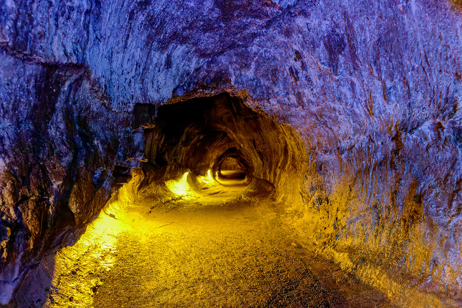 Inside the Thurston Lava Tube