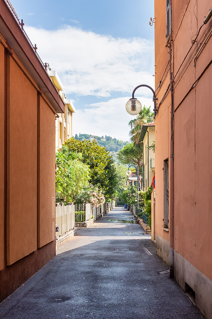 Looking down the 'Via Febo'