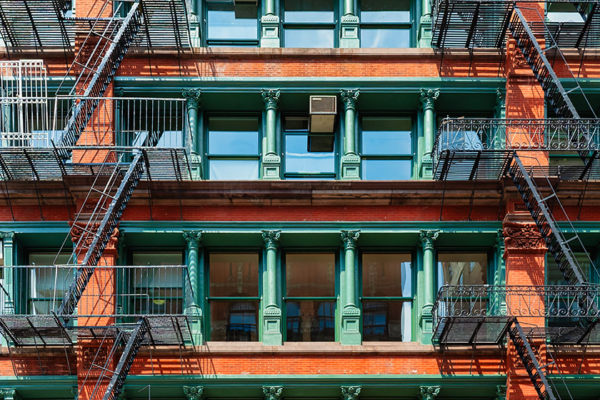 Colorful fa&ccedil;ade