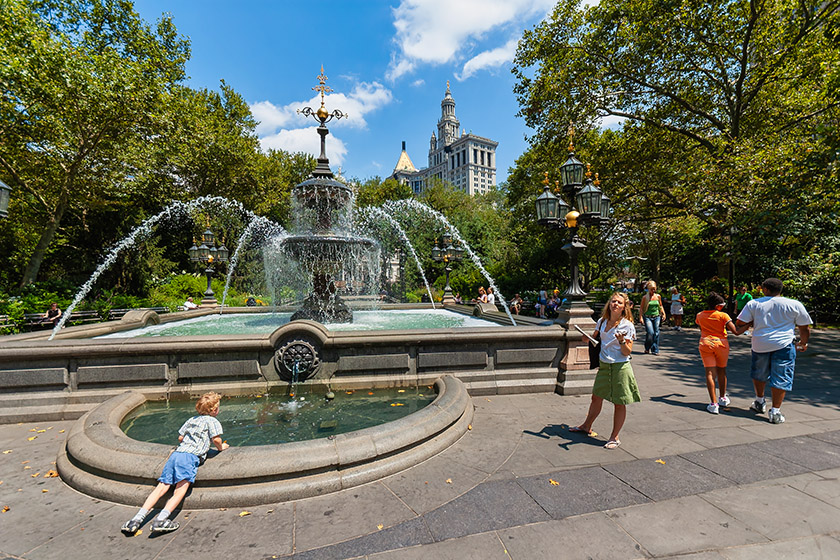 The park is a popular place