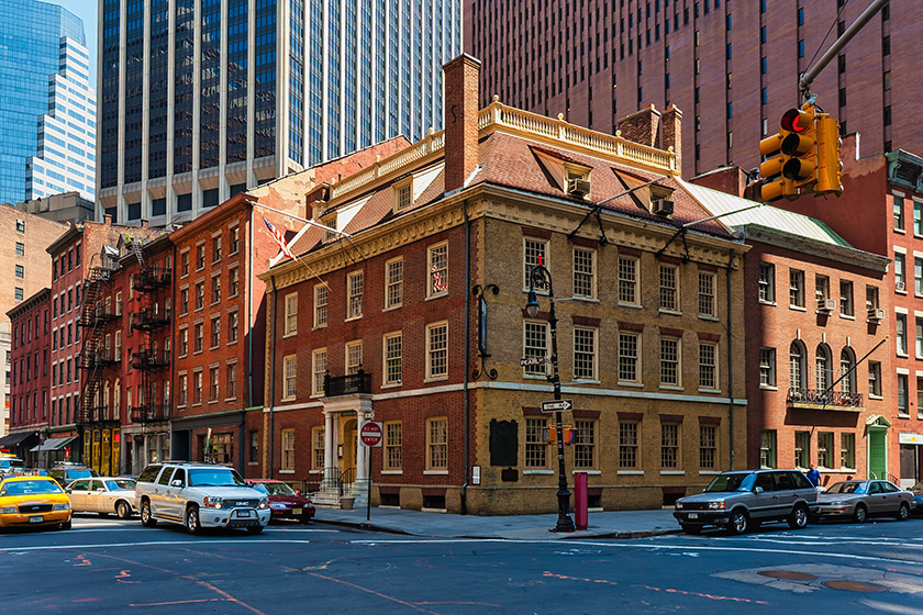Fraunces Tavern at Pearl and Broad Street