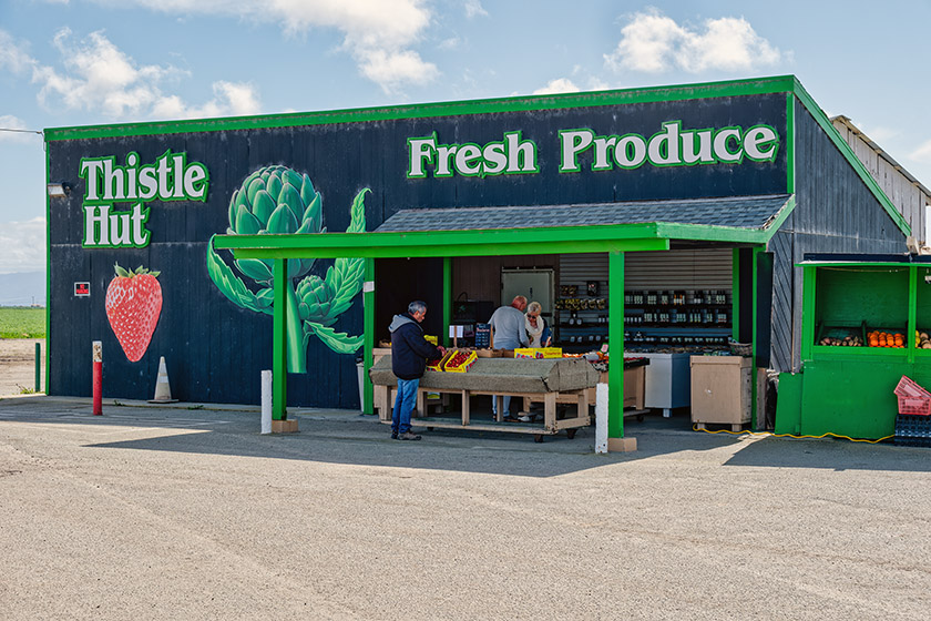 Picking up some fruit on the way to Monterey
