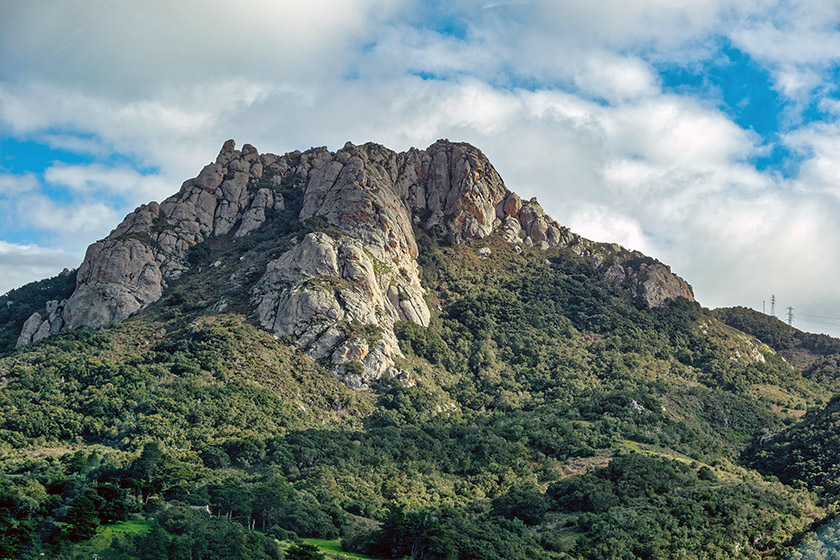 Cabrillo Peak photographed from the highway near San Luis Obispo