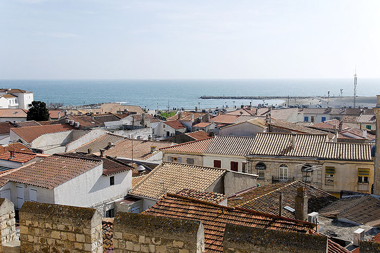 View to the south and the sea
