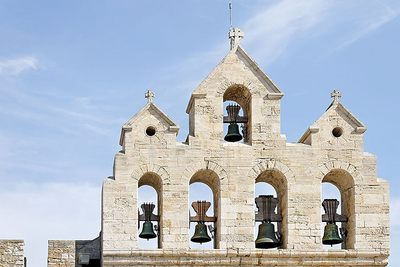 The unusual bell tower