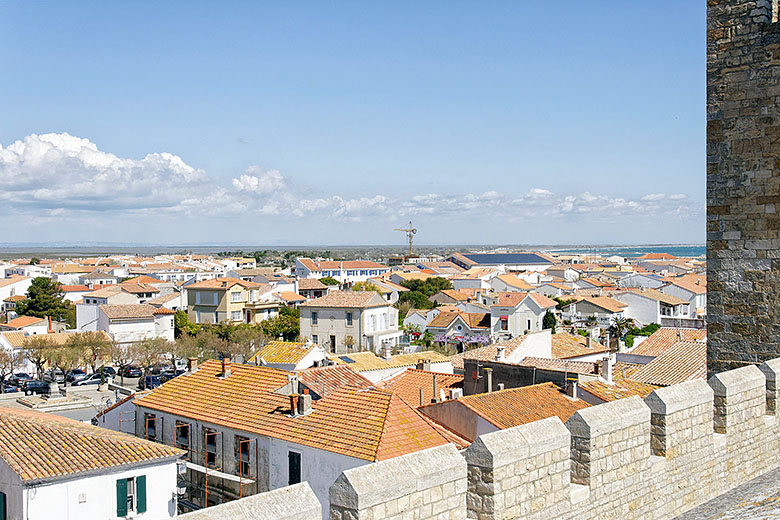 Looking northeast from the church roof