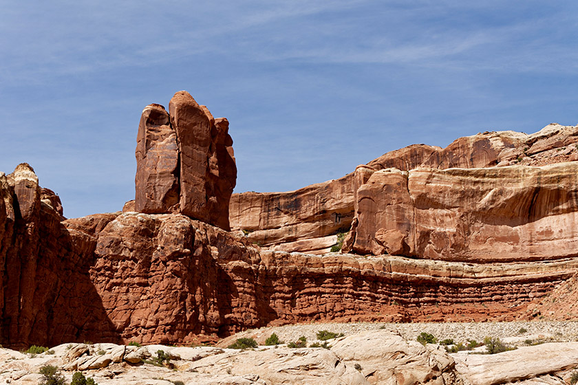 View from Arches Scenic Drive