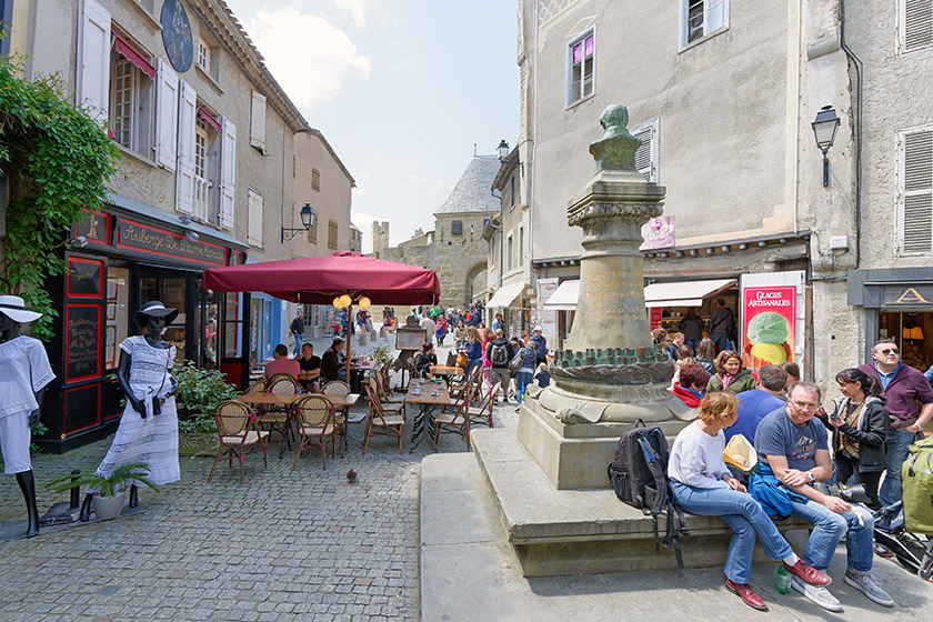 On the 'Place du château'