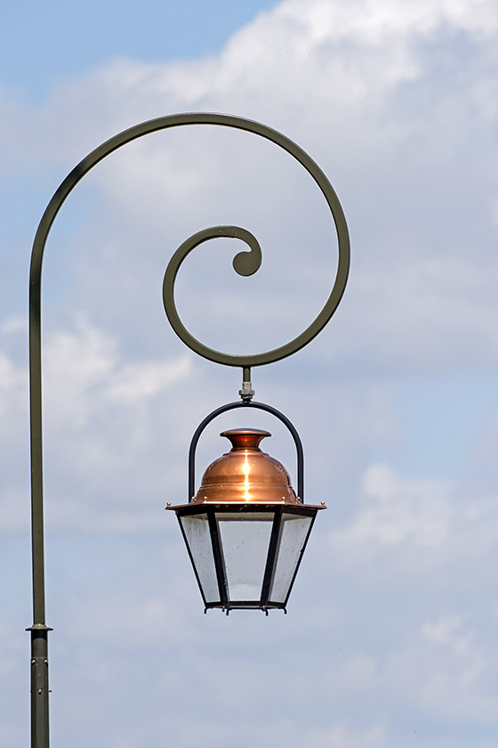 One of the lovely Carcassonne street lights