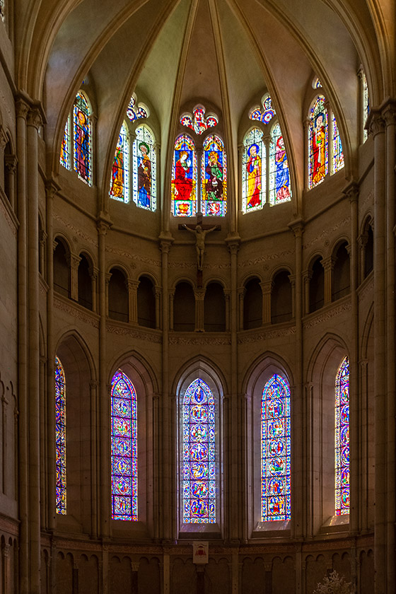 Inside the cathedral