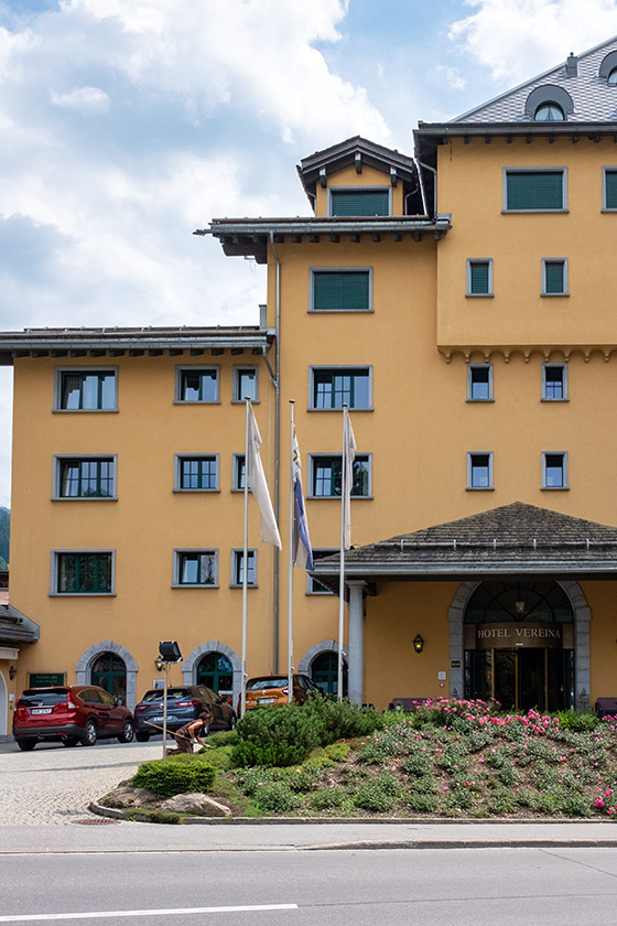 The Vereina Hotel, our Klosters home