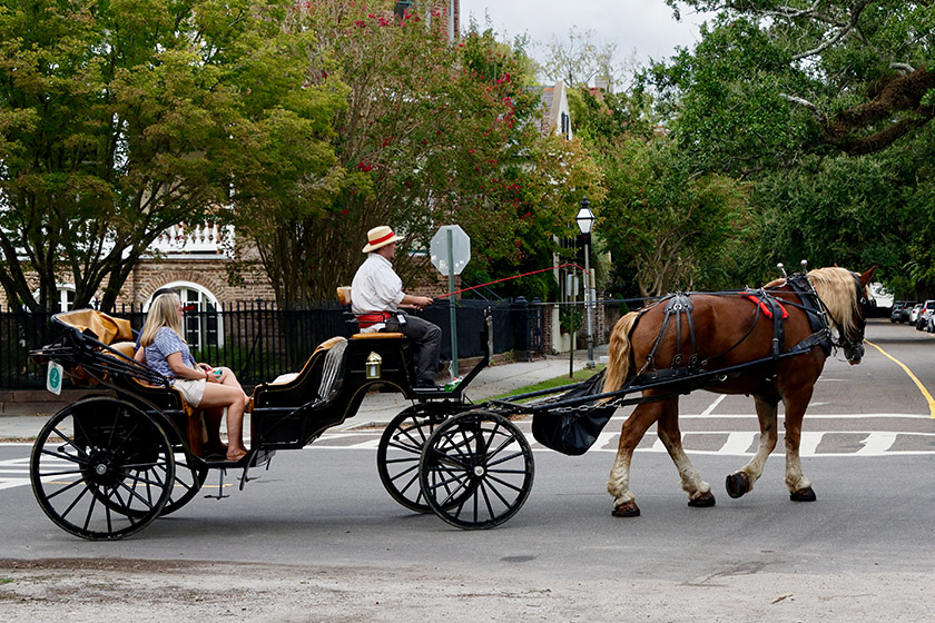 Private landau on South Battery