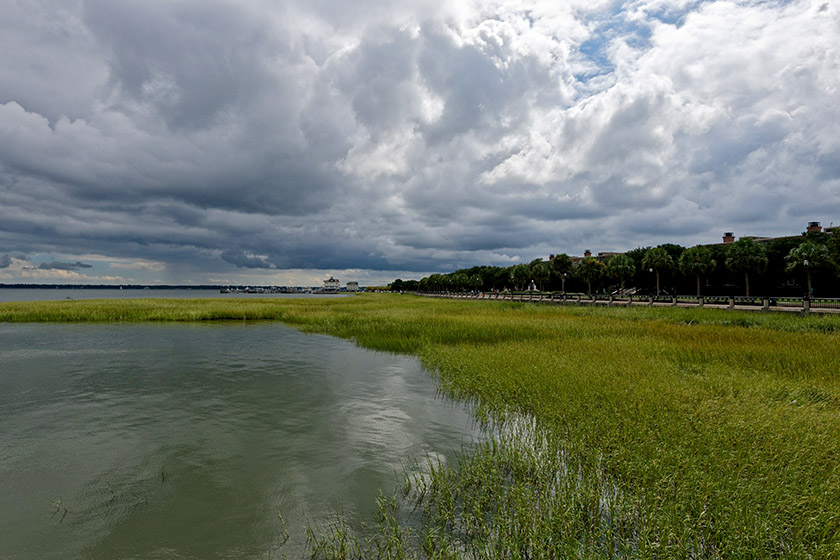 The view from the pier