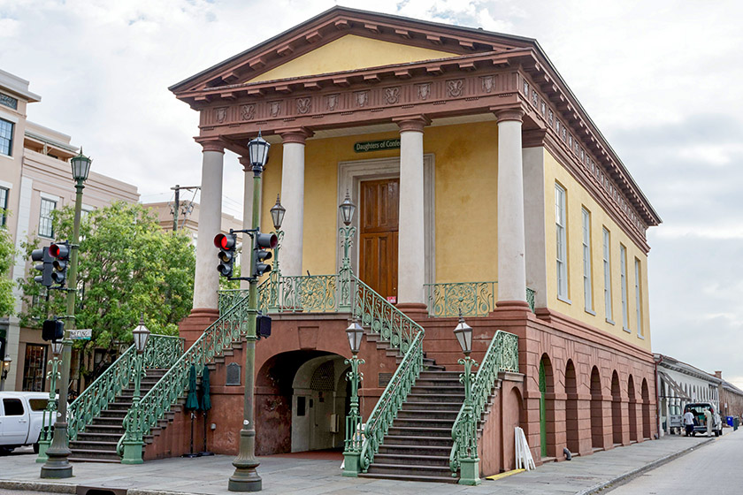 The Confederate Museum by the market