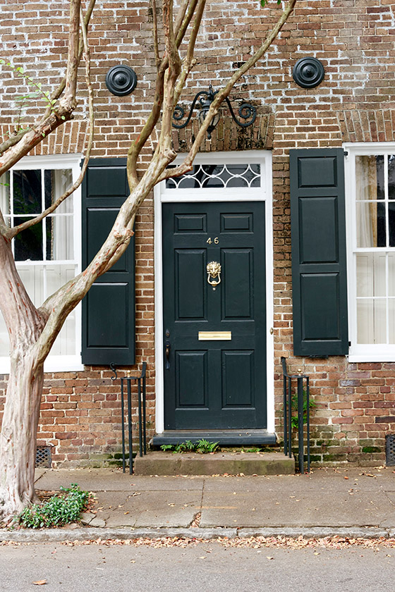 Green door on King Street