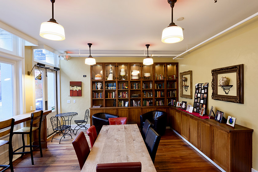 Our breakfast room at the Bakehouse Charleston