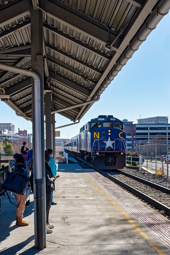 Our Amtrak Piedmont line number 75...