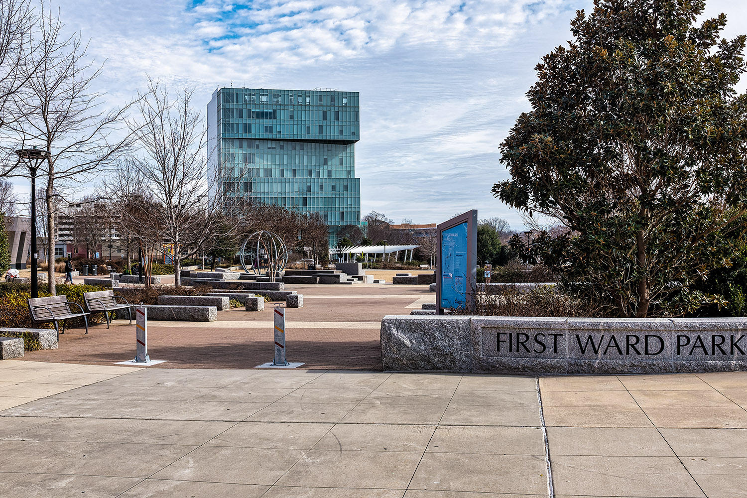 Entering First Ward Park