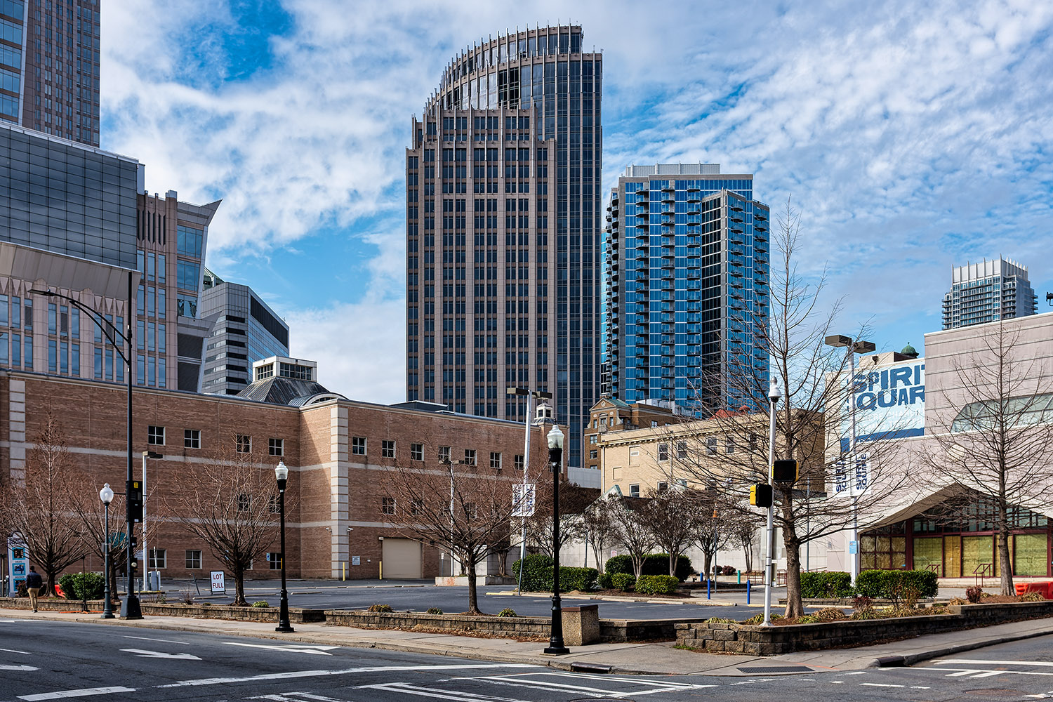 Walking through Charlotte's business center