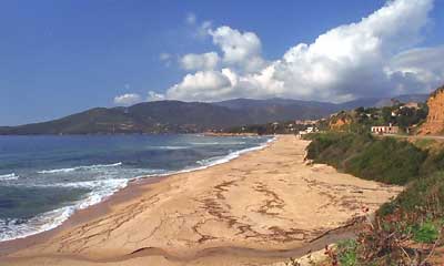 Corsican beach