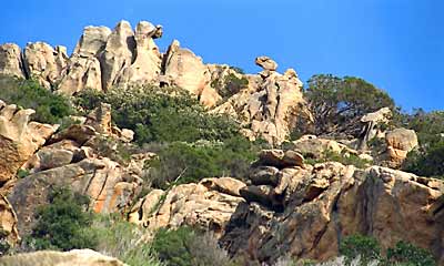 Rock formations