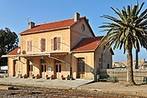 The station of L'Ile Rousse