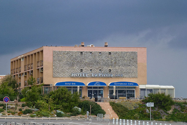 The La Pietra hotel in L'Ile Rousse