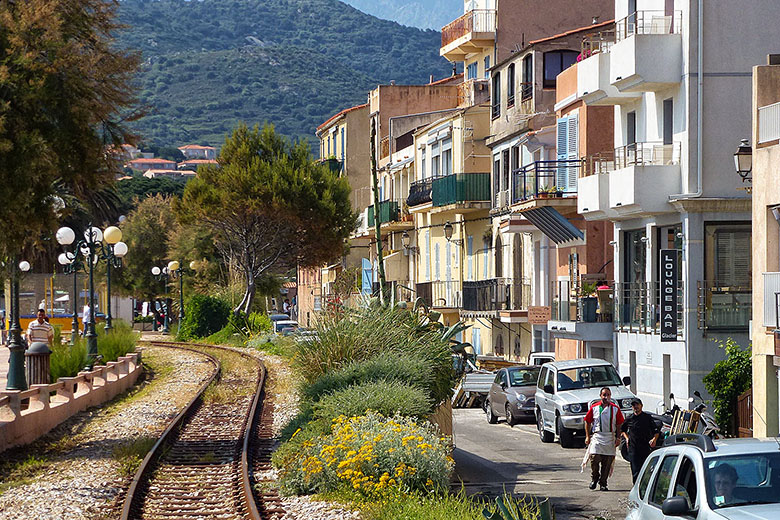 Following the tracks into town