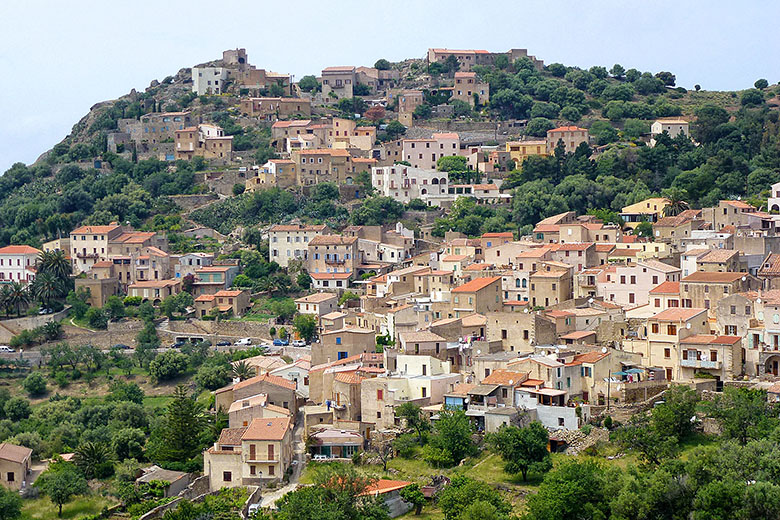 The village of Corbara