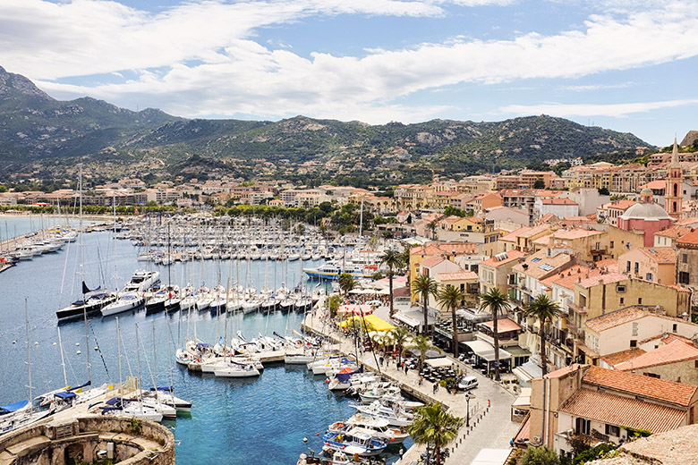 Calvi seen from its citadel