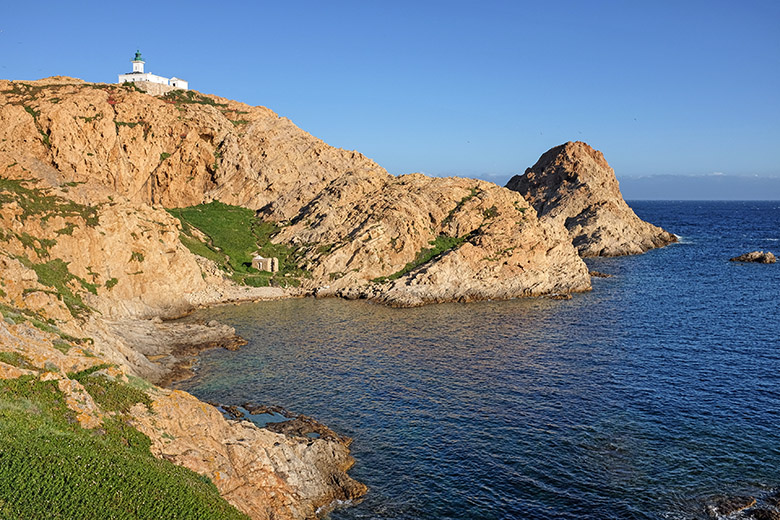 Climbing up to the lighthouse