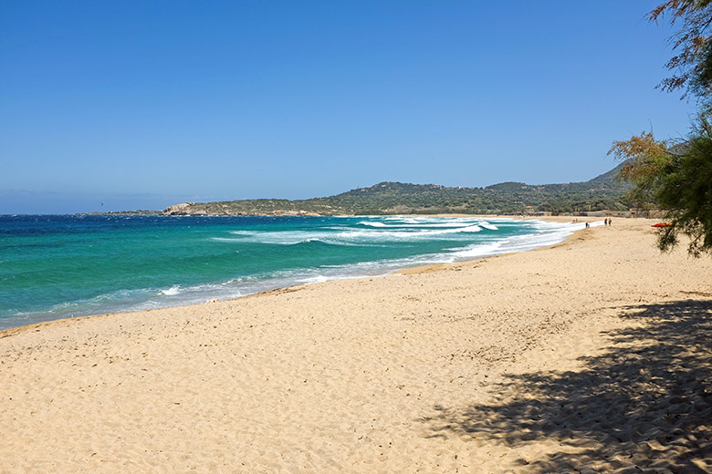 In early May, the gorgeous beach is deserted