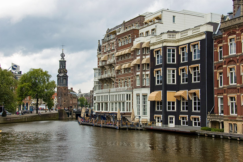 Strolling through Amsterdam