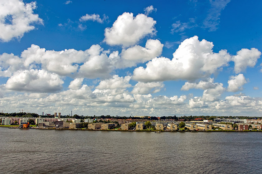 Clouds over North Amsterdam