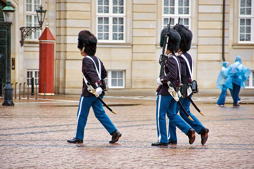 Guards at Amalienborg