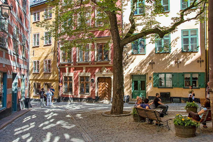 In the old town