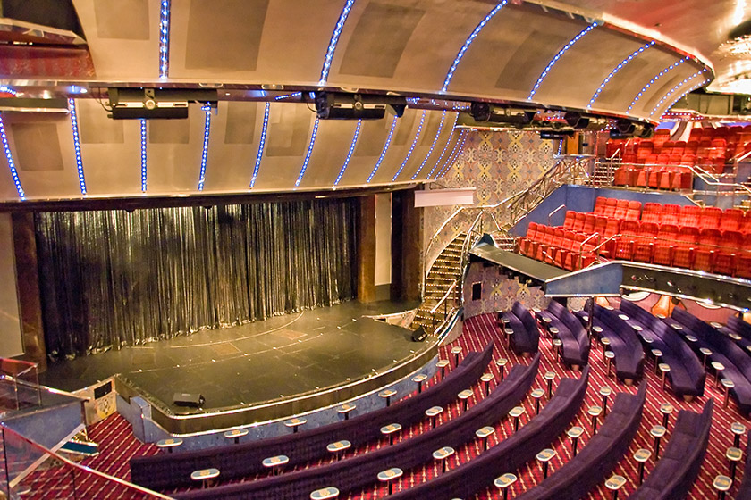 The 1000 seat Caruso theater