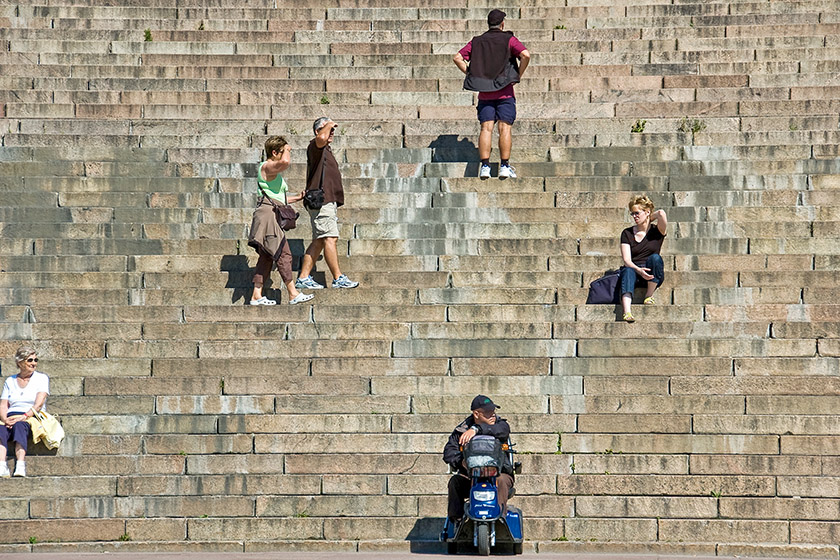 Steps to the Lutheran Cathedral