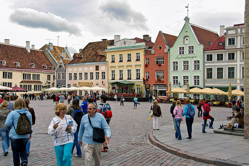 The main square in the old town