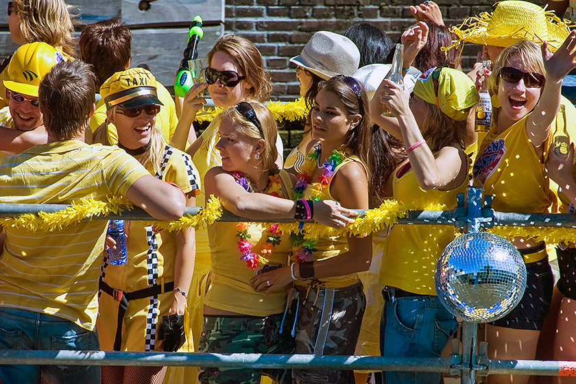 Gay Pride Parade participants