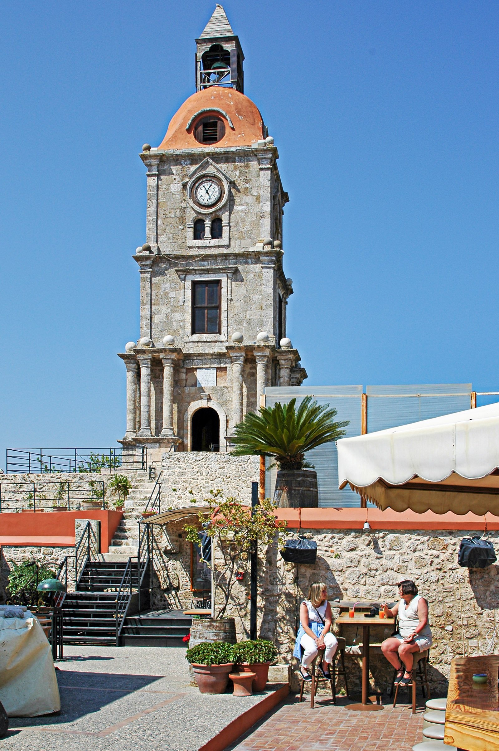 The Rhodes clock tower