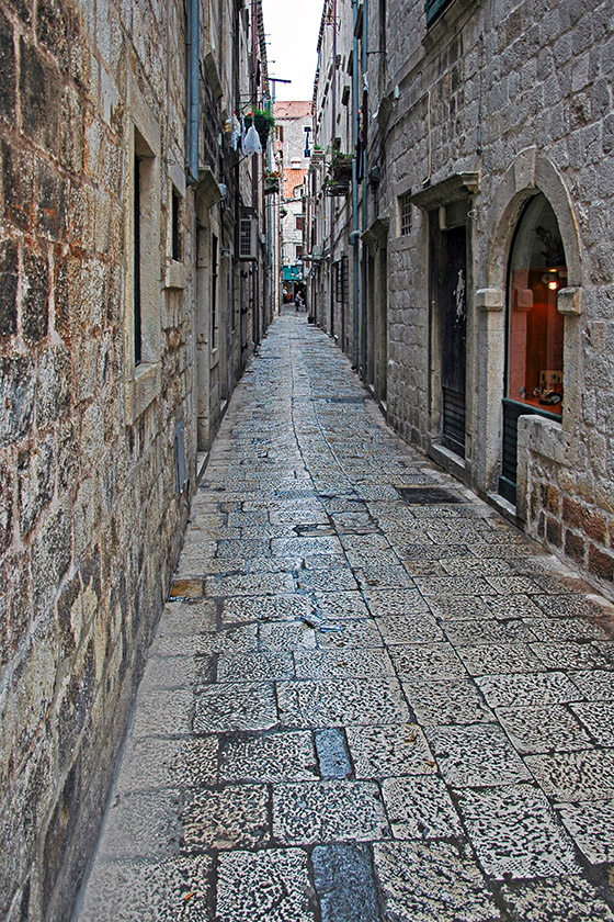 Streets are either narrow or steep...