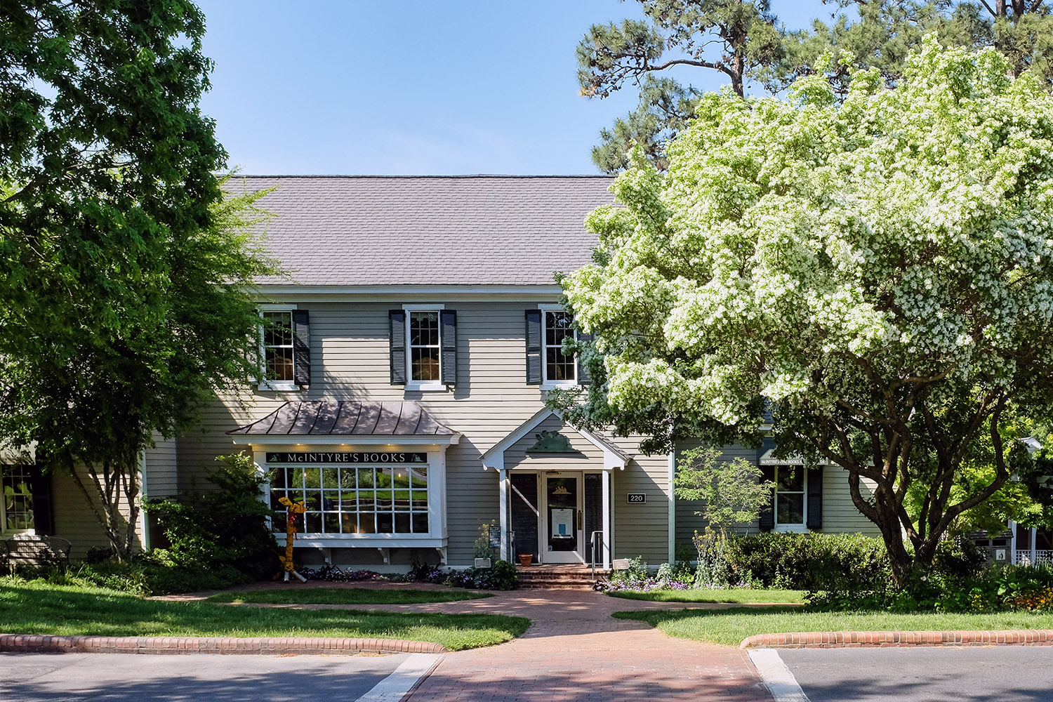 McIntyre's Books in the center of Fearrington Village