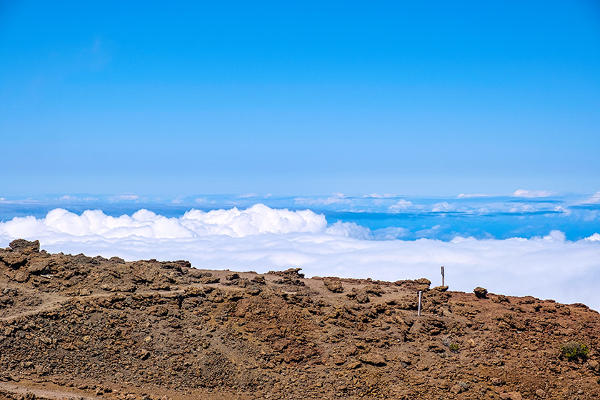 A last look before driving back down into the clouds